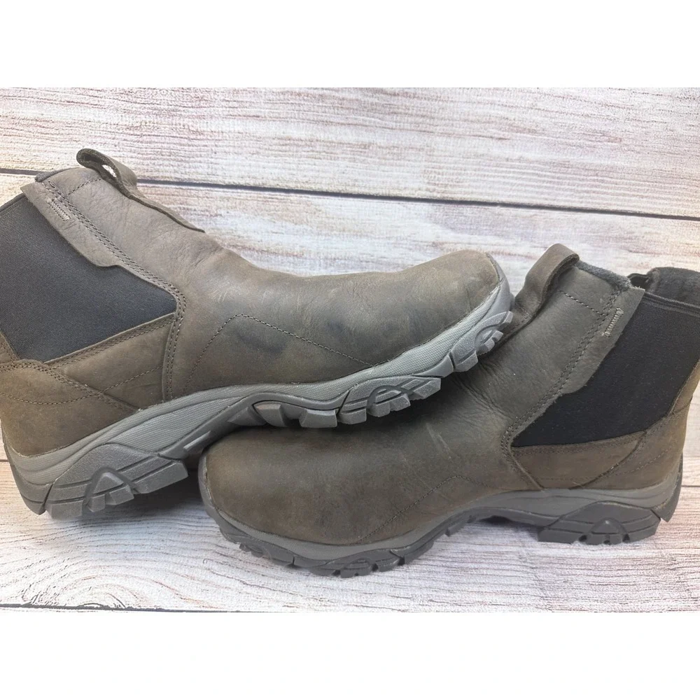 Merrell Moab Adventure Chelsea Polar Waterproof Men's Leather Boots Size 12 NWB